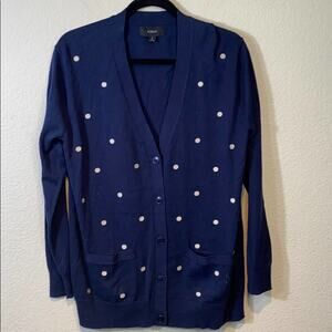 J.Crew Polka Dot Cardigan